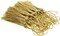 Mini Silky Handmade Soft Flossy Bookmark Tassels with Cord Loop for Keychain Earring Jewelry Making, Souvenir, Graduation, Clothing Sewing, Gift Tag DIY Craft Projects, 100PCS (Light Gold)